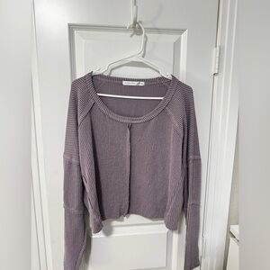 Altar'd State Lavender Ribbed Sweater
